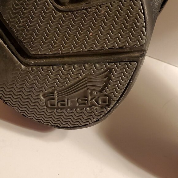 Dansko Women Shoe Elin Size US 7.5-8   EUR 38 Black Mule Pre Owned  - Picture 8 of 12